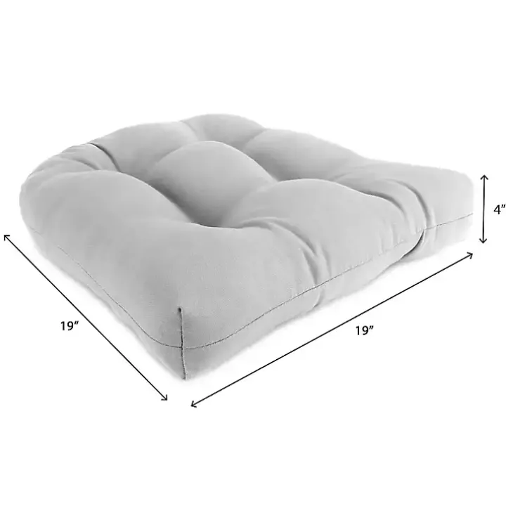 Green Stripes Outdoor Chair Cushions, Set of 2