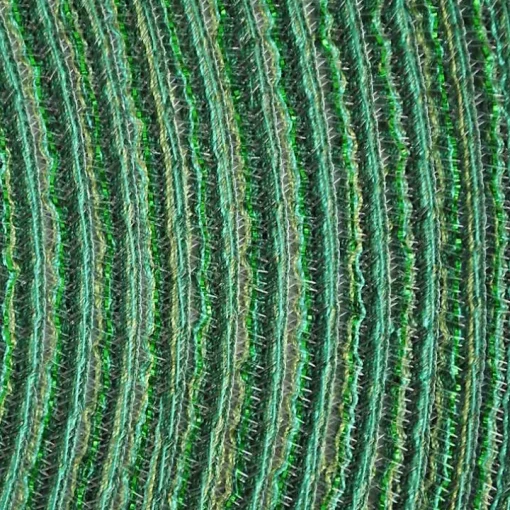 Green Variegated Round Placemats, Set of 6