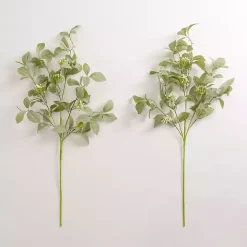 Greenery and Flower Bud Stems, Set of 2