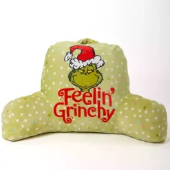 Grinch Book Nook Christmas Pillow