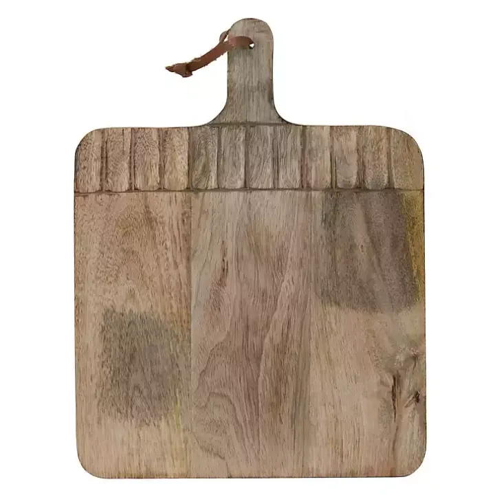 Grooves Hand Carved Mango Wood Cutting Board