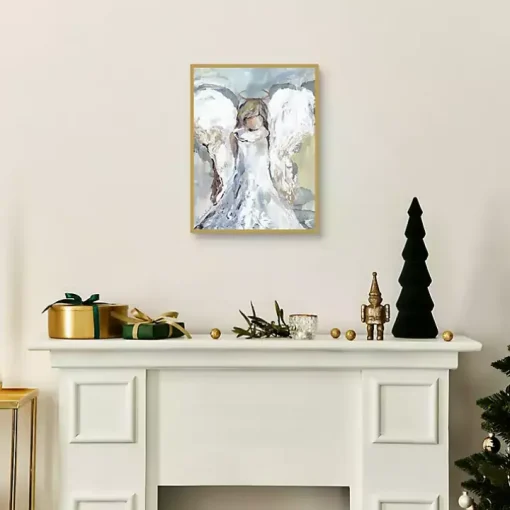 Guard and Protect Angel Framed Art Print