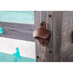 Handcrafted Wood Anchor Outdoor Patio Cooler