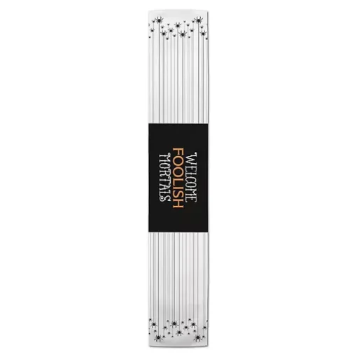 Hanging Spiders Halloween Table Runner