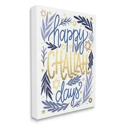 Happy Challah Days Canvas Art Print