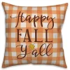 Happy Fall Y'all Double Sided Outdoor Pillow