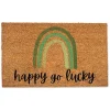 Happy Go Lucky Doormat