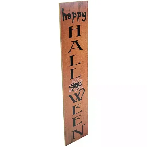 Happy Halloween Spider Porch Board