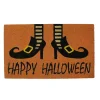 Happy Halloween Witch Feet Doormat