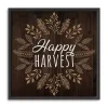 Happy Harvest Floral Giclee Canvas Wall Plaque