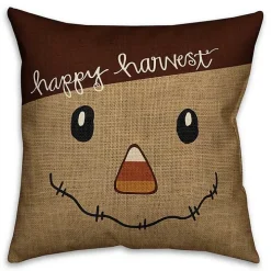 Happy Harvest Scarecrow Double Sided Pillow