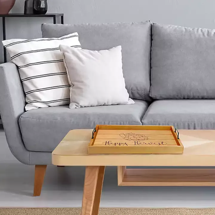 Happy Harvest Wood Tray
