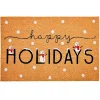 Happy Holidays Snowmen Doormat