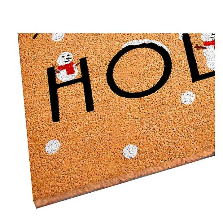 Happy Holidays Snowmen Doormat