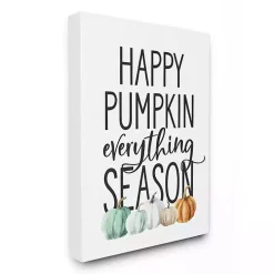 Happy Pumpkin Everything Season Wall Plaque