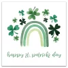 Happy St. Patrick's Day Rainbow Canvas Art Print