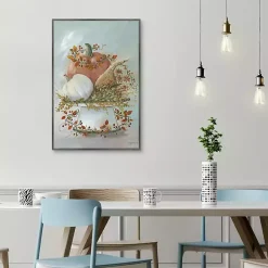 Harvest Arrangement Framed Canvas Art Print