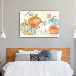 Harvest Pumpkin Patch Canvas Art Print