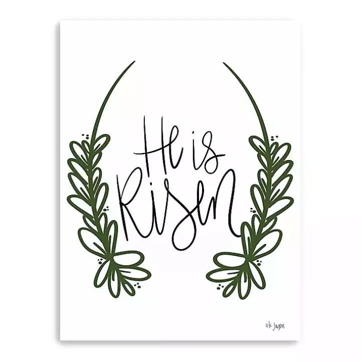 He is Risen Canvas Art Print