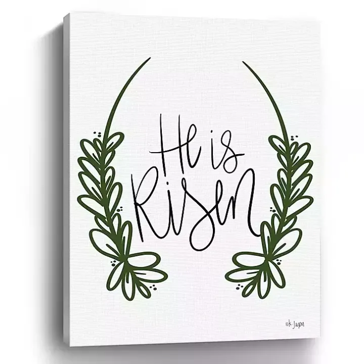 He is Risen Canvas Art Print