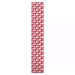 Heart Pattern Cotton Twill Valentine's Runner