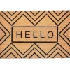 Hello Chevron Doormat