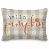 Hello Pumpkin Double Sided Accent Pillow