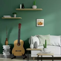 Hello Pumpkin Wood Framed Giclee Art Print