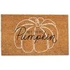 Hey There Pumpkin Outline Doormat