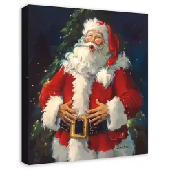 Ho Ho Ho Santa Claus Canvas Art Print
