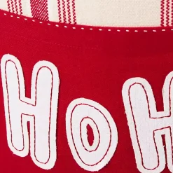 Ho Ho Ho Striped Christmas Apron