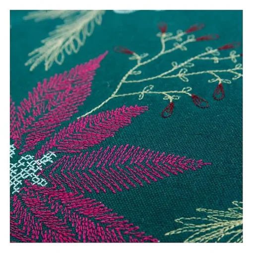 Holiday Botanicals Christmas Throw Pillow