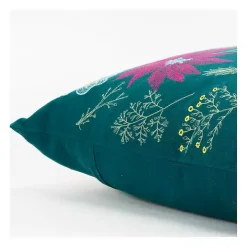 Holiday Botanicals Christmas Throw Pillow