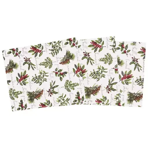 Holiday Greenery Table Runner