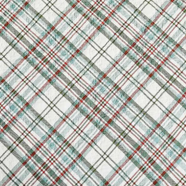 Holly and Pinecone Reversible Table Runner