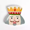 Holly Nutcracker Shaped Appetizer Plate