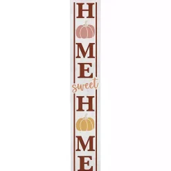 Home Sweet Home Fall Pumpkins Porch Board