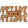 Hop On In Bunny Doormat