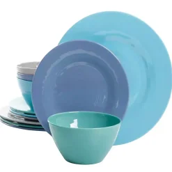 Hues of the Sea 12-pc. Dinnerware Set