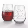 I Put a Spell On You Halloween Glasses, Set of 2