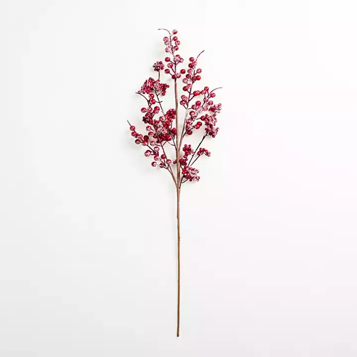Iced Red Berries Stem