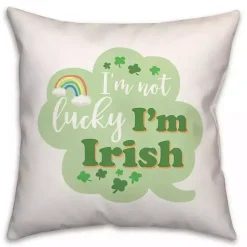 I'm Not Lucky I'm Irish Throw Pillow