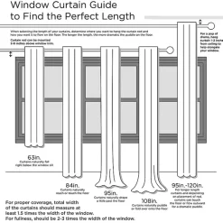 Imani Gray Chenille Stripe Curtain Panel, 95 in.