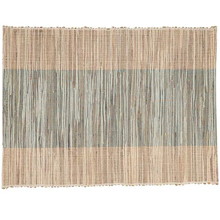 Indigo Banded 4-pc. Placemat Set