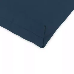 Indigo Canvas French Edge Outdoor Chair Cushion