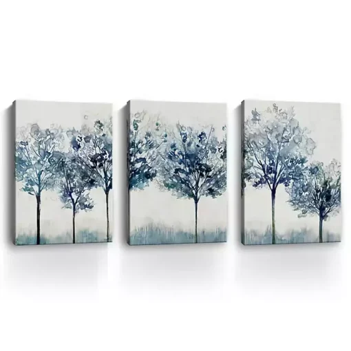 Indigo Forest Light Canvas Art Prints, 16x24