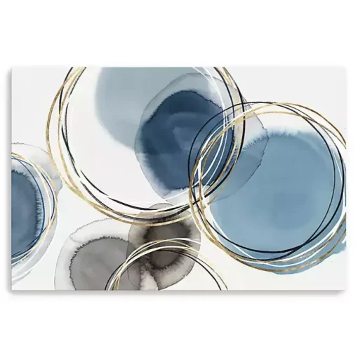 Infinity Indigo II Abstract Canvas Art Print