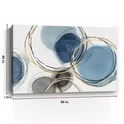 Infinity Indigo II Abstract Canvas Art Print