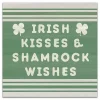 Irish Kisses & Shamrock Wishes Canvas Art Print