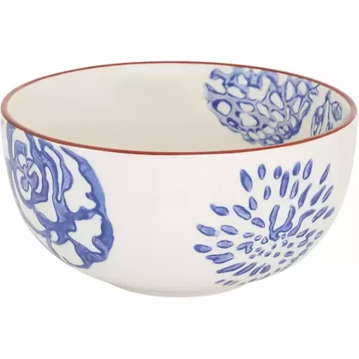 Ivory and Blue Floral 16-pc. Dinnerware Set
